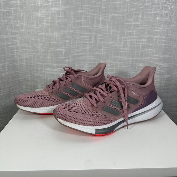 Adidas Eq21 Run Running Shoe in Magic Mauve - Size 8 - Picture 3 of 13